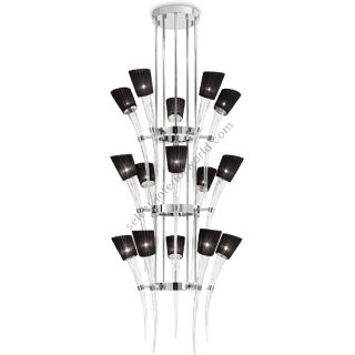 Arte Veneziana / Chandeliers / Tusk Contemporary LCC-GLF-011-LC160