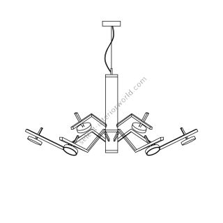 Euroluce Lampadari / Pendants & Suspension Lights / Vector 4+4