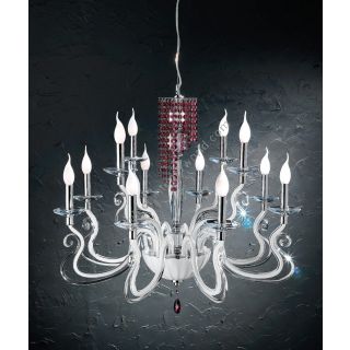 Euroluce Lampadari / Chandeliers / Venice Superlux L8+4 White