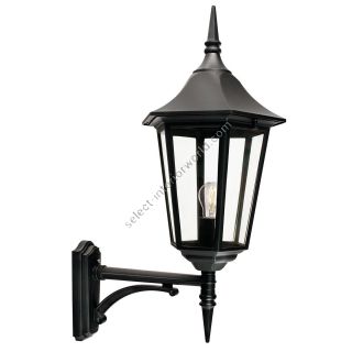 Elstead Lighting / Outdoor Wall Lights / Valencia Grande Up Lantern Black
