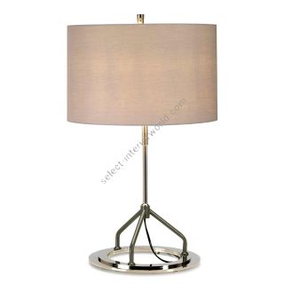 Elstead Lighting / Table Lamps / Vicenza Dark Grey Polished Nickel