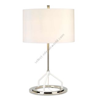 Elstead Lighting / Table Lamps / Vicenza White Polished Nickel