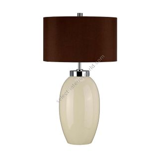 Elstead Lighting / Table Lamps / Victor 1 Small Cream