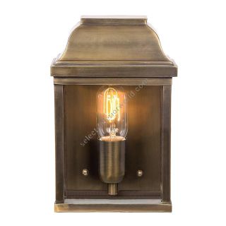 Elstead Lighting / Outdoor Wall Lights / Victoria Lantern Aged Brass