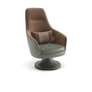 Vismara Design / Armchairs / Swivel Armchair Ygritte