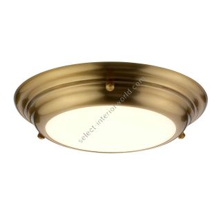 Elstead Lighting / Ceiling Lights / Welland Mini LED Flush Aged Brass