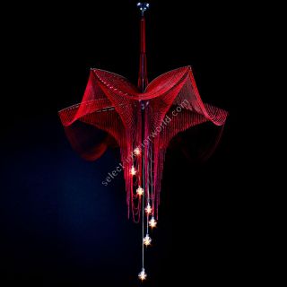 Willowlamp / Chandelier / Fuschia Ø1000 Suspended