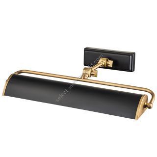 Elstead Lighting / Picture Lights / Winchfield 2lt Medium Aged Brass & Matte Black