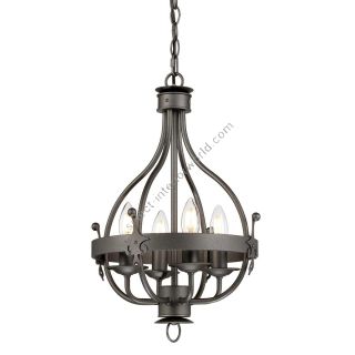 Elstead Lighting / Chandeliers / Windsor 4 Graphite