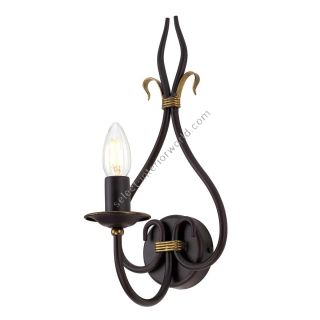 Elstead Lighting / Wall Lights / Windermere Rust & Gold