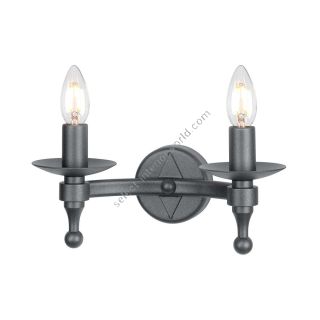 Elstead Lighting / Wall Lights / Warwick 2 Graphite Black