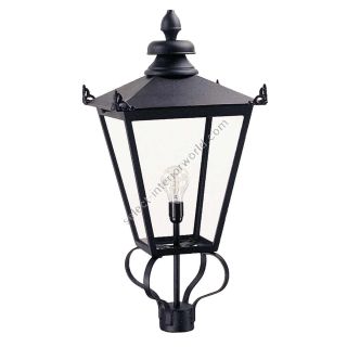 Elstead Lighting / Head for Outdoor Post Lights / Wilmslow Lantern Black