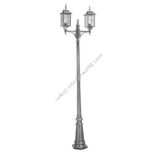 Elstead Lighting / Outdoor Post Lights / Wexford Black & Silver