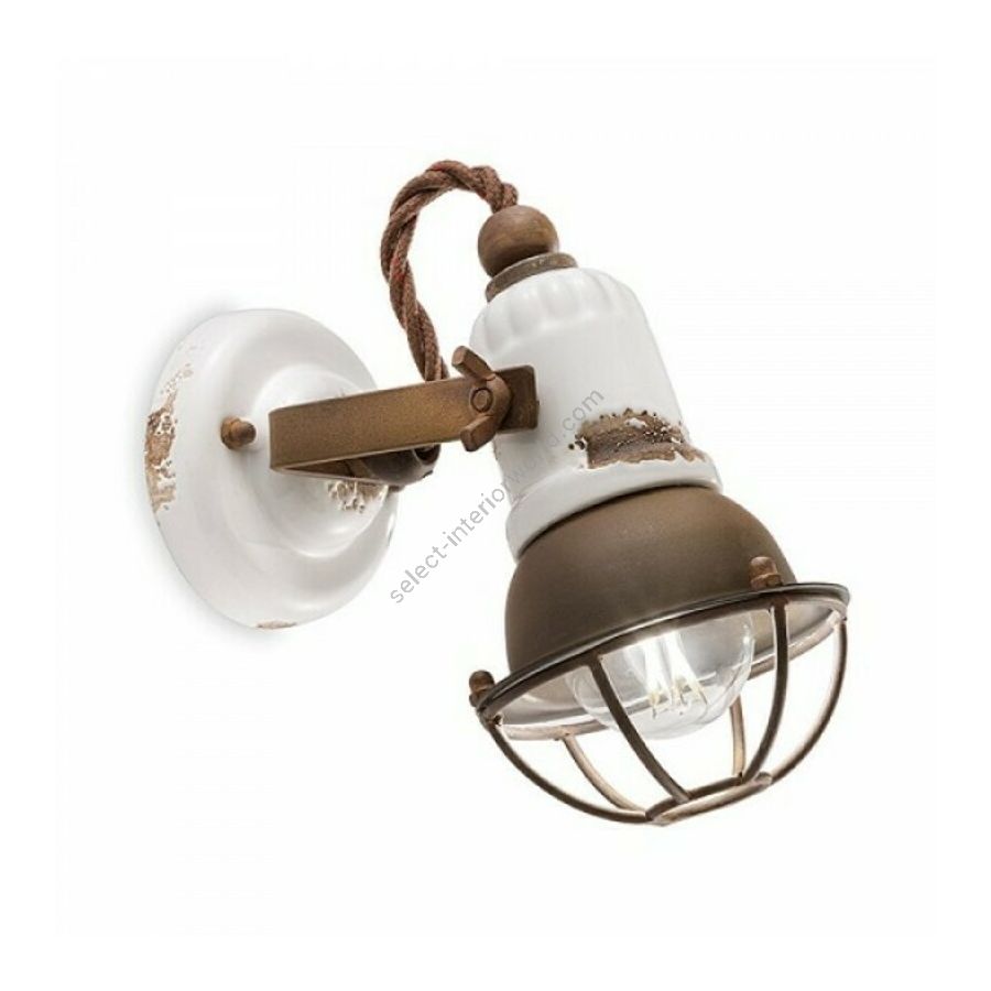 White (Vib) finish With grid (cm.: 18 x 19 x 9 / inch.: 7" x 7.4" x 3.5")