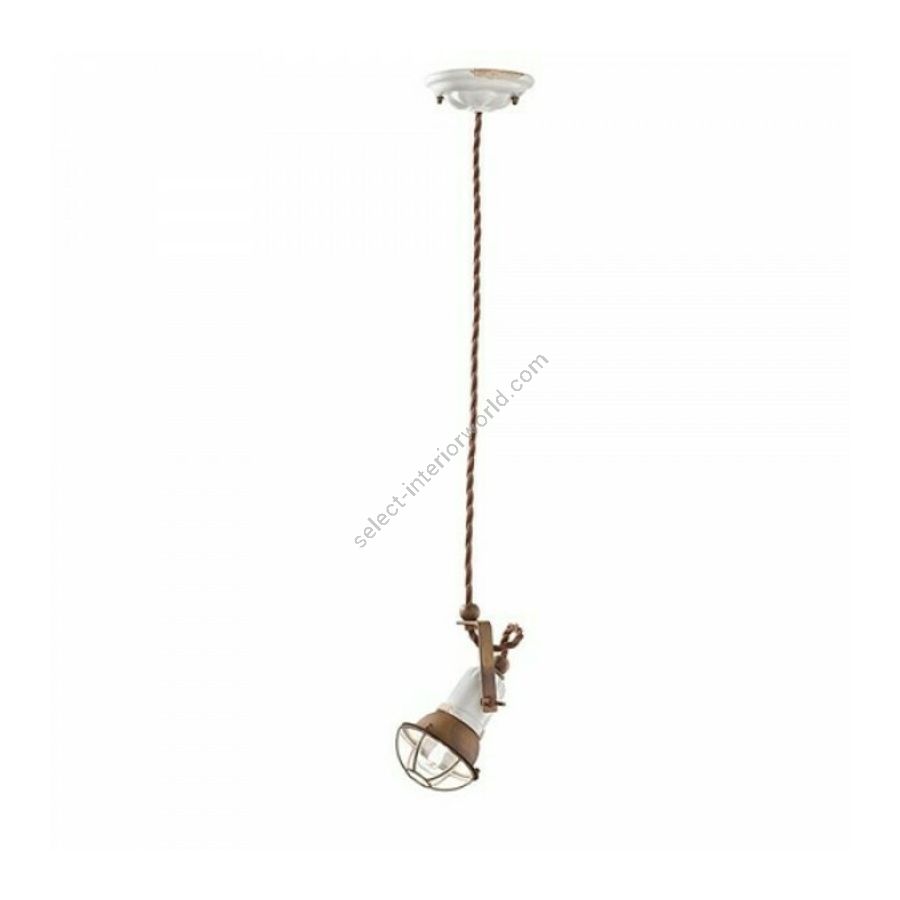 Craquele (18) finish With grid (cm.: 19 x 9 x 9 / inch.: 7.4" x 3.5" x 3.5")