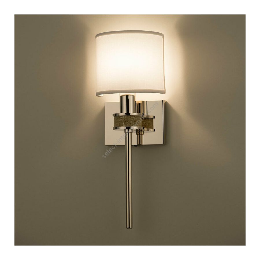 Satin Nickel, Sage Green Shagreen finish