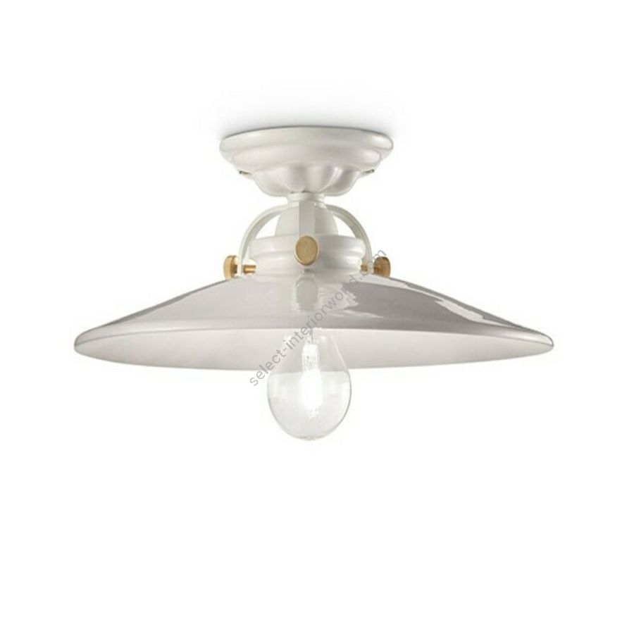 White finish (cm.: 12 x 42 x 42 / inch.: 4.7" x 16.5" x 16.5")