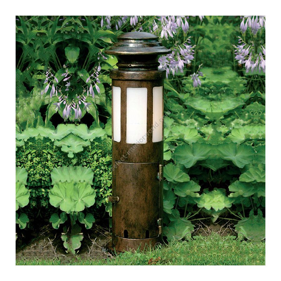 Patina finish / With 2 receptacles