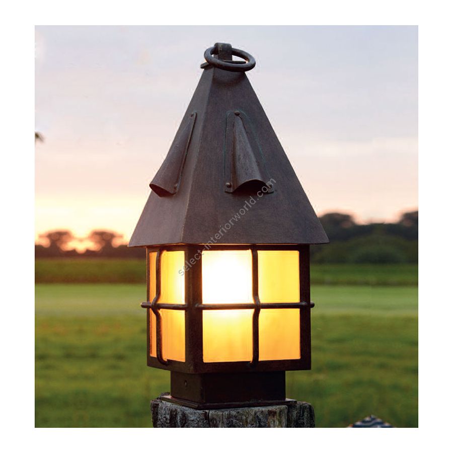 Patina finish (cm.: H 46 x W 21 x D 12.5 / inch.: 18.1" x 8.3" x 4.9")