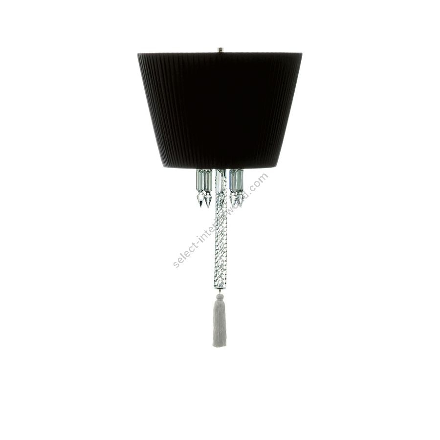 Black (placed upside down) Lampshade / Size: cm.: 63 x 36 x 36 / inch.: 24.8" x 14.17" x 14.17"