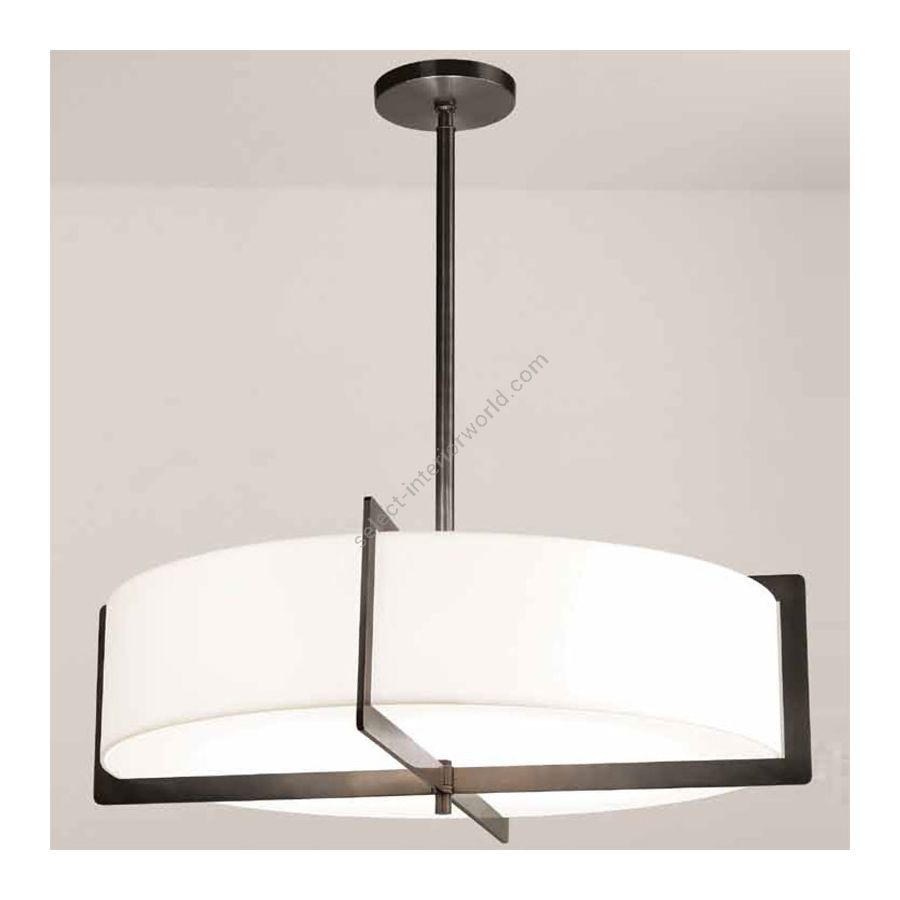 Blackened Brass finish (cm.: W 71.1 x D 71.1 / inch.: W 28" x D 28")