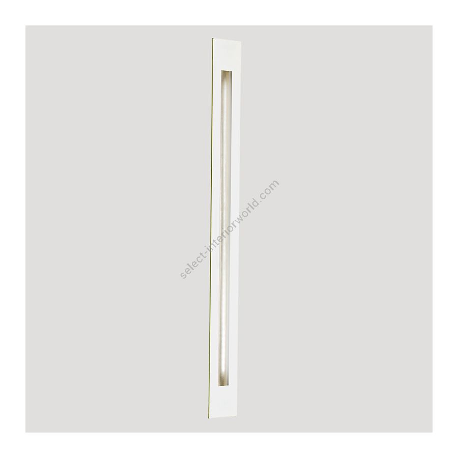 White primer frame with White Gold leaf finish