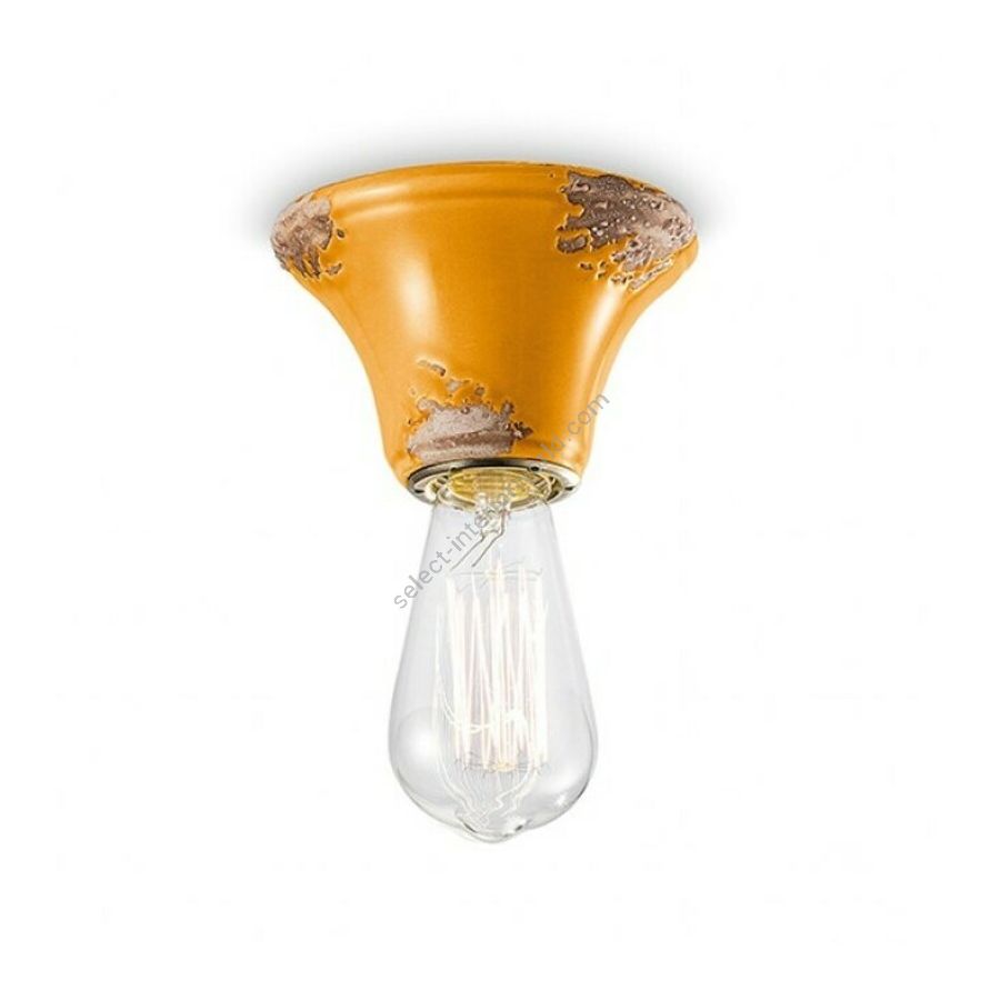 Yellow (Vig) finish (cm.: 7.5 x 10 x 10 / inch.: 2.7" x 3.9" x 3.9")