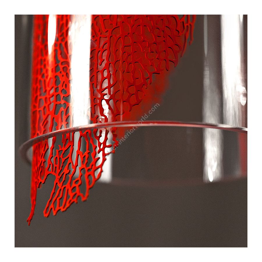 Pendant lamp / Coral finish