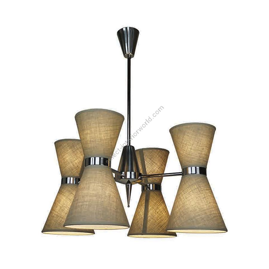 4 lights (cm.: 67 x 70 x 70 / inch.: 26.4" x 27.5" x 27.5")