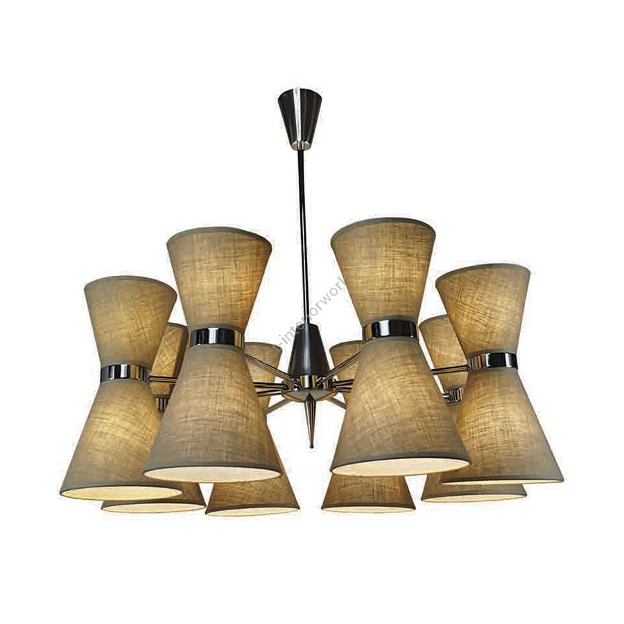 8 lights (cm.: 70 x 90 x 90 / inch.: 27.5" x 35.4" x 35.4")