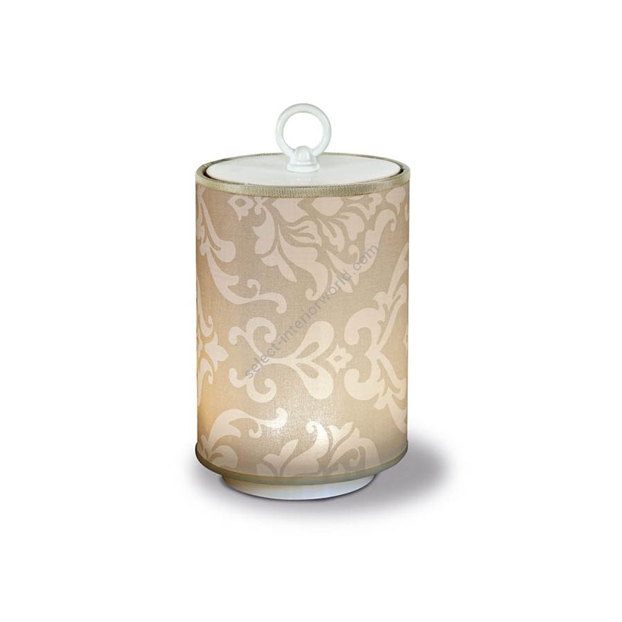 Royal Bianco fabric lampshade