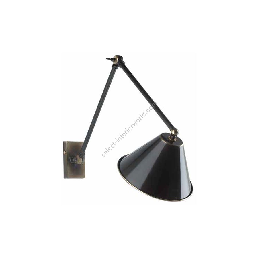 Dark brushed bronze finish