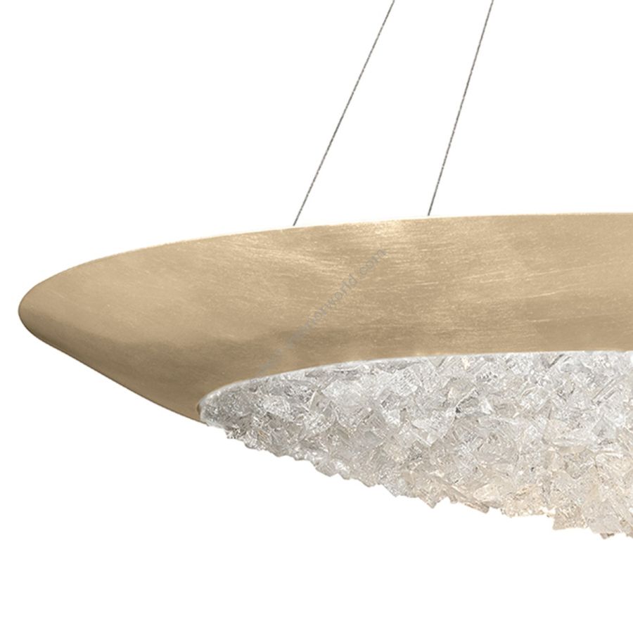 Soft Gold Leaf Finish