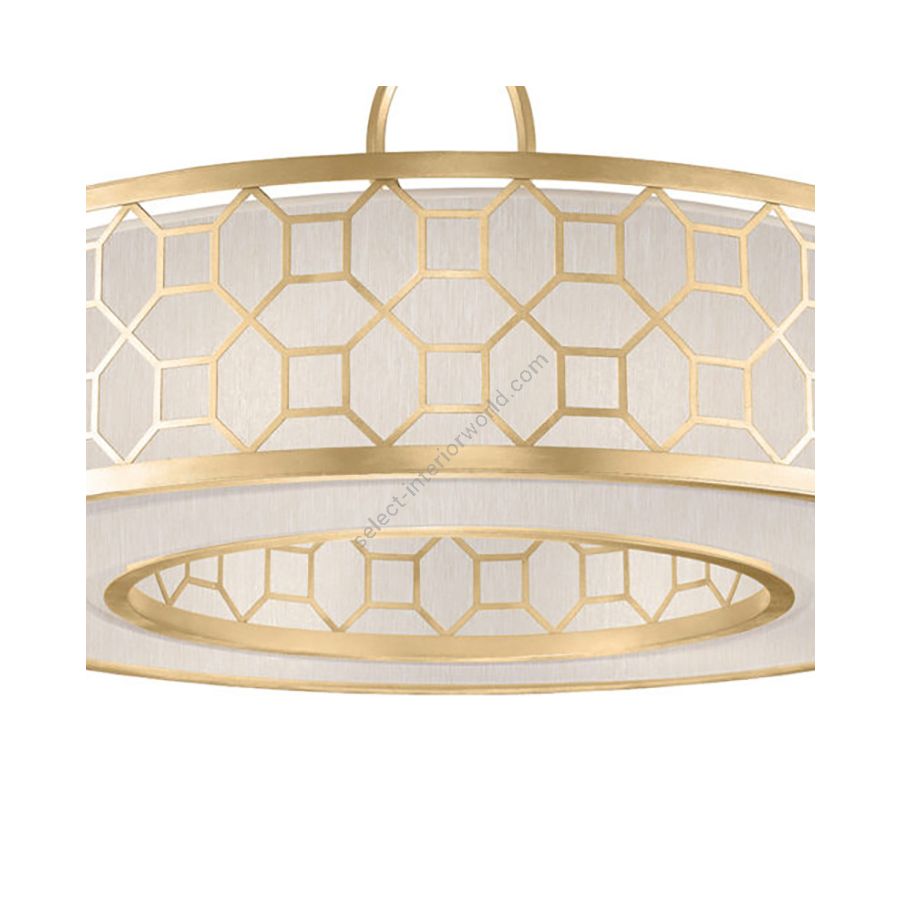 Gold Leaf / Champagne Fabric Shade - 780340-33