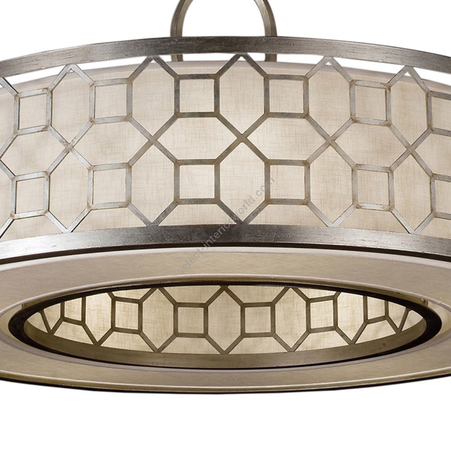 Silver / White Linen Shade - 780340GU