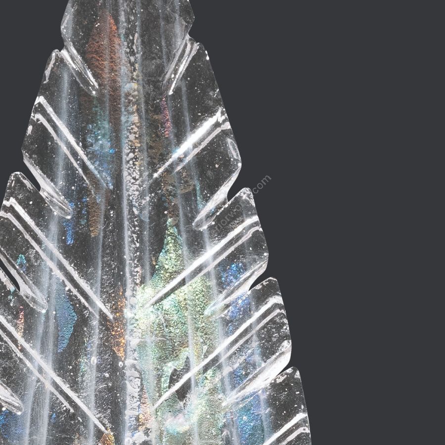 Elevate 18″ 895640-111 Silver / Dichroic “Plumes”