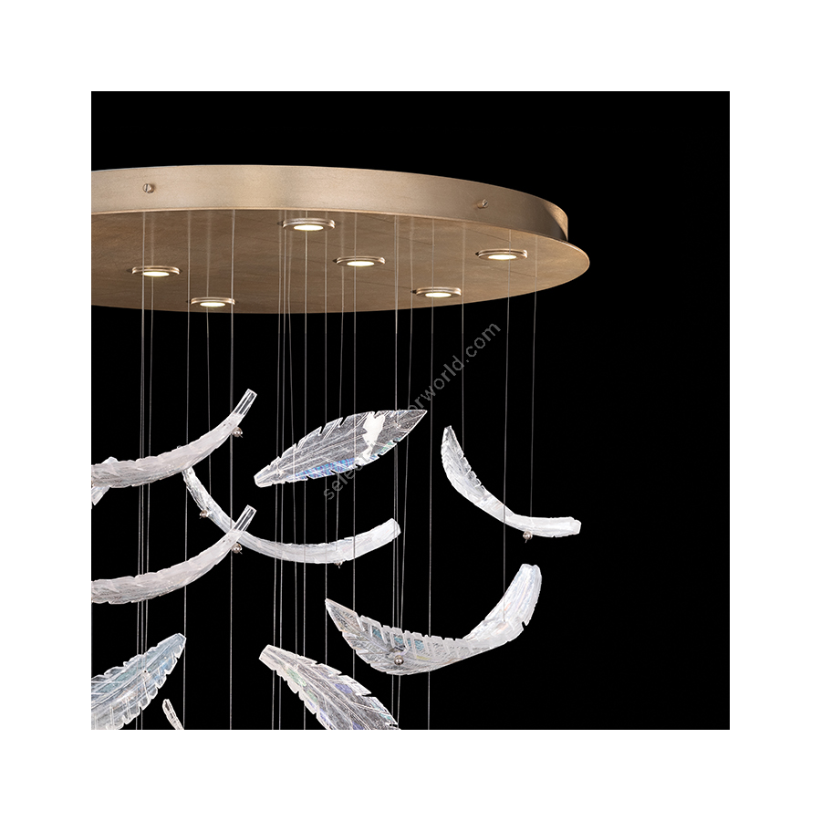 Elevate 32″ 895840-211 Gold / Dichroic “Plumes”