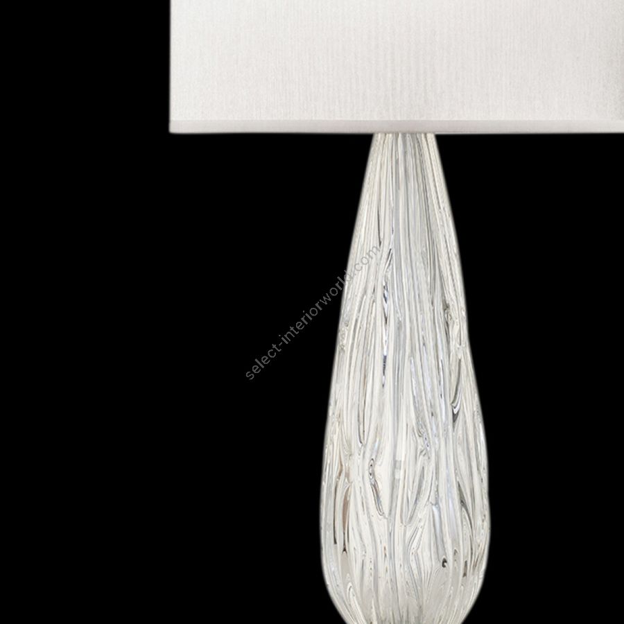 Silver / White Fabric Shade - 900410-16