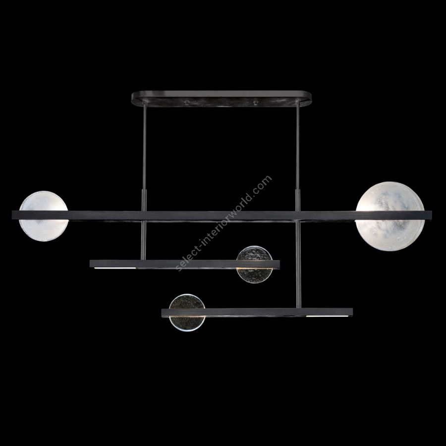 Black Iron / Clear & White Glass 921240-1