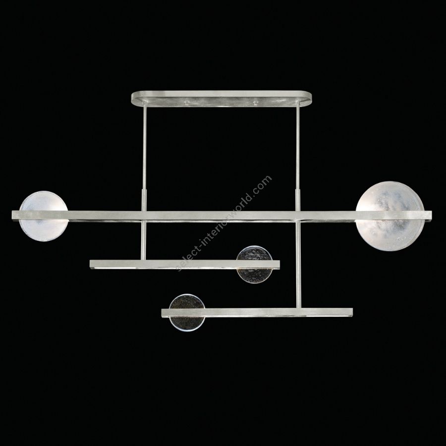 Silver Leaf / Clear & White Glass 921240-4