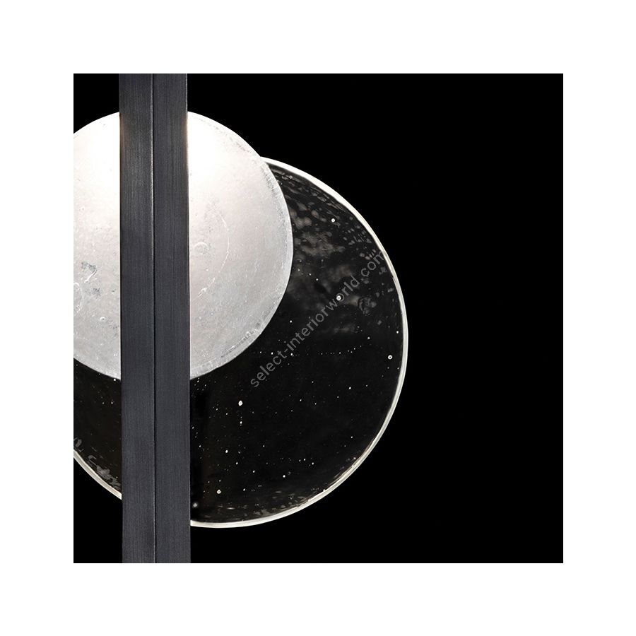 Black Iron / Clear & White Glass 921650-1