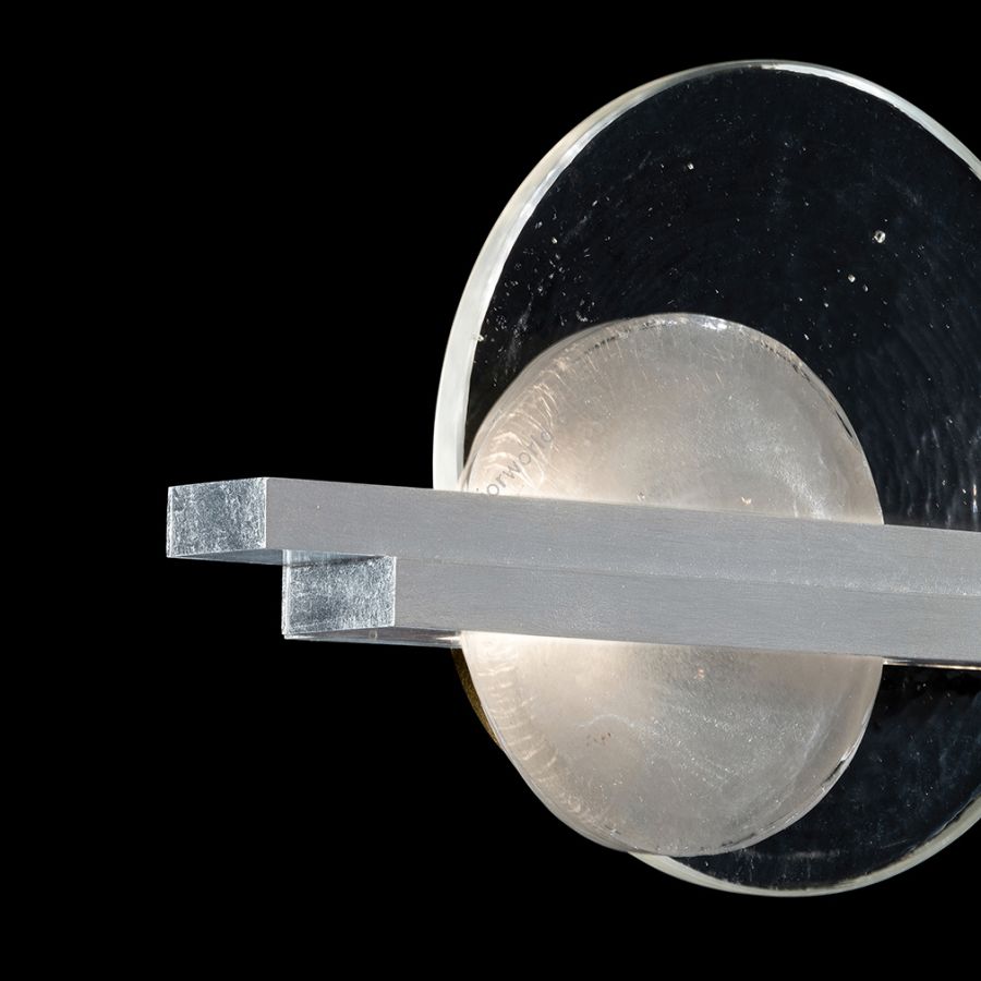 Silver Leaf / Clear & White Glass 922450-4