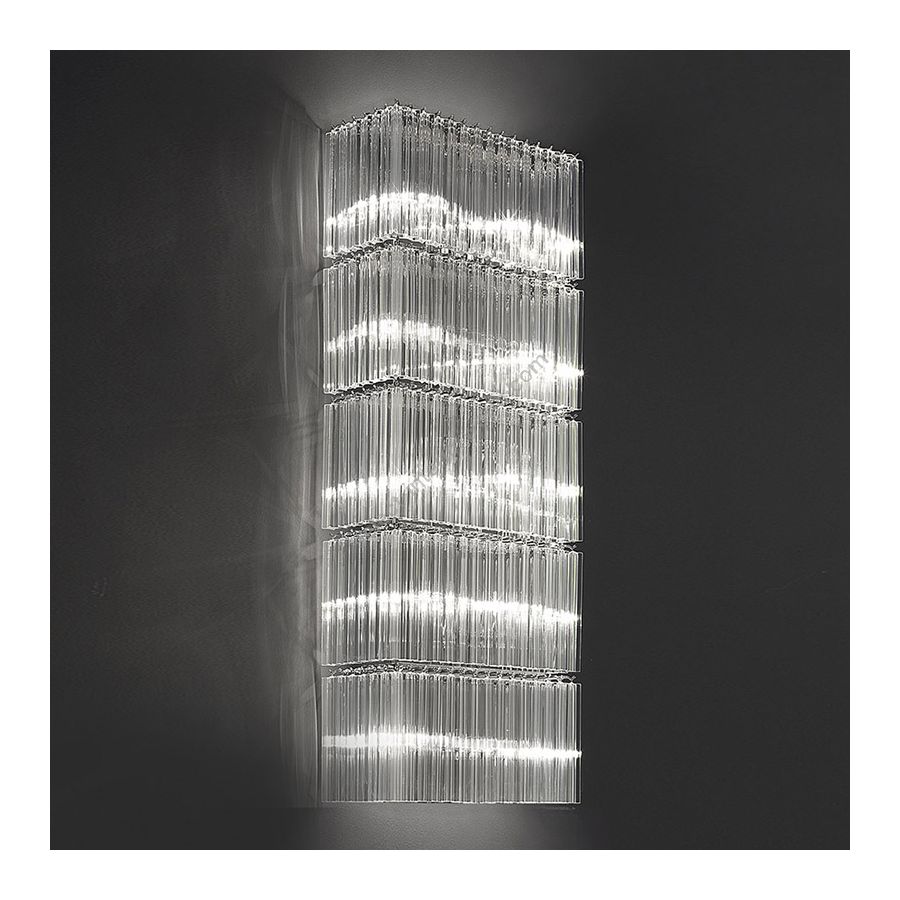 10 lights (cm.: 120 x 45 x 18 / inch.: 47.3" x 17.7" x 7.1") number