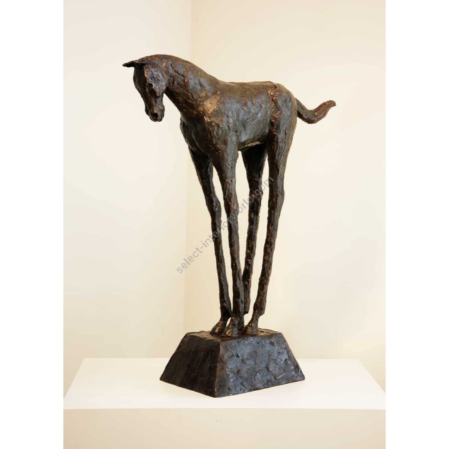 Bronze, green / brown patina