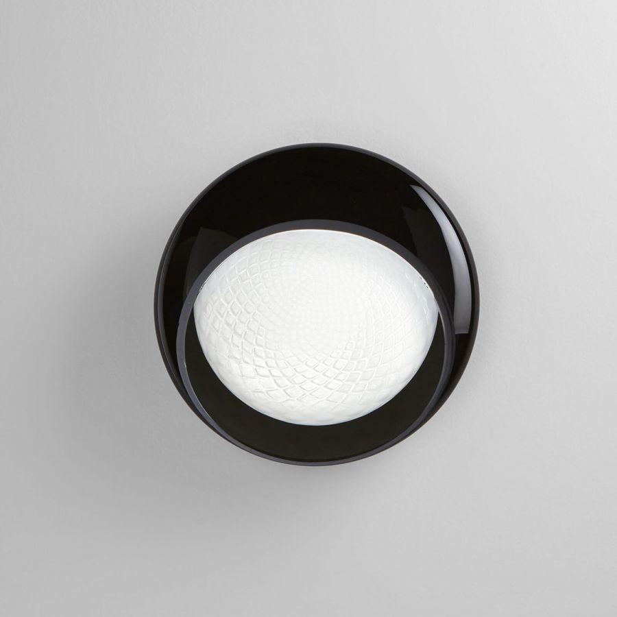 Wall lamp / Black glass