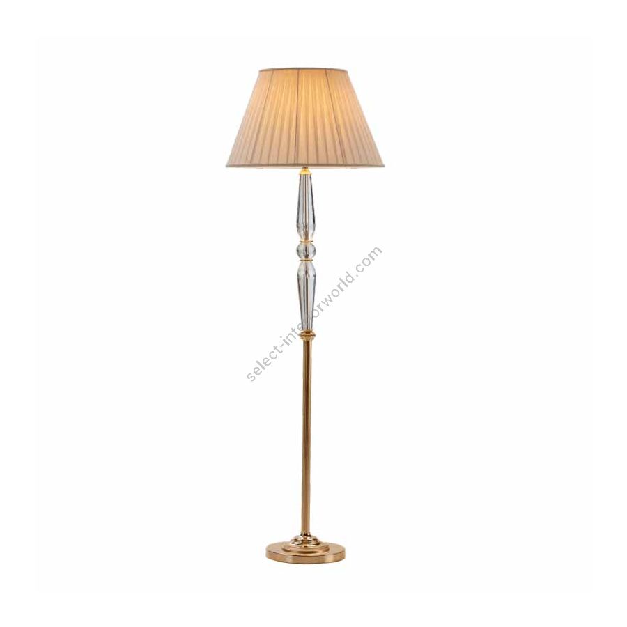 Floor lamp / Antique Gold Plated finish