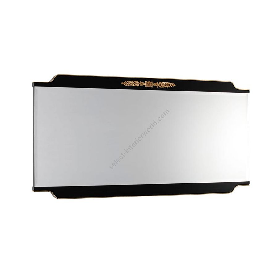Wall mirror / Nantes wood / French Gold metal