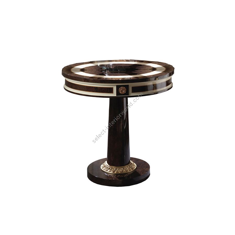 Side table / Belgravia wood with french gold finish