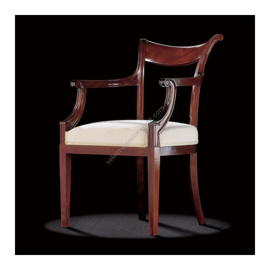 Antique Red finish with White off calico