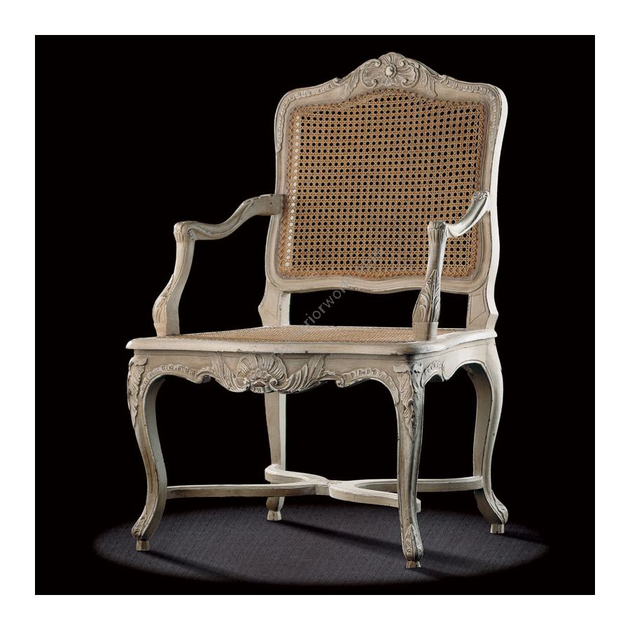 Antique Grey finish, (cm.: 100 x 66 x 60 / inch.: 39.4" x 26" x 23.6")